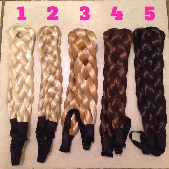 ❣️NEW COLORS❣️ Boho Braid Headband Fishtail - Picture 2 of 4