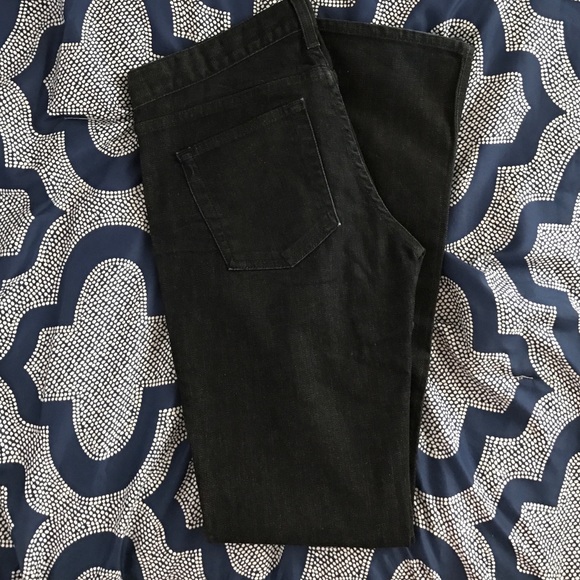JCREW Matchstick denim. Dark wash, no holes. - Picture 2 of 2