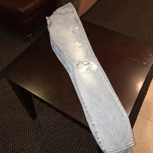 AE destroyed skinny jeans sz 10