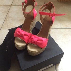 Wedges, brand new with box and dust bag..