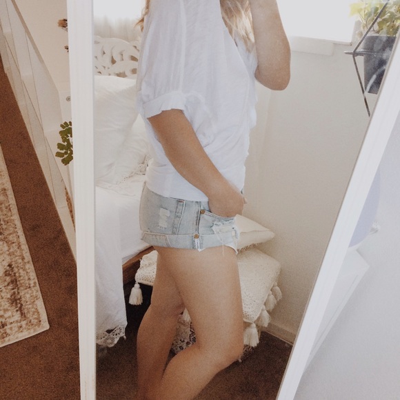 Free People Dolman Sleeves Shirt-white - Picture 3 of 4