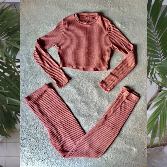 Fashion Nova Dusty Rose Globetrotter Set