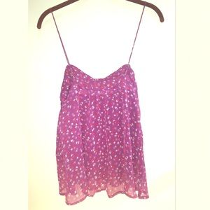 American Eagle Floral Print Tank Top