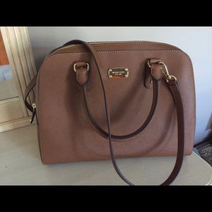 SOLD on Mercari MK Saffiano Lg Leather Satchel