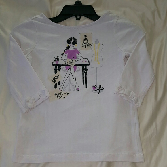 3/4 Sleeves Girls Boat Neck Shirt