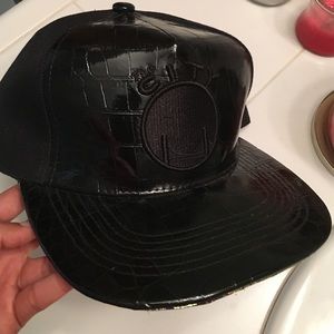 The City golden state warriors leather hat