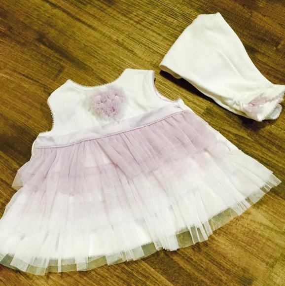 Wendy Bellisssimo Baby top and pants set / dress - 3-6 months