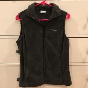 Charcoal Gray Columbus Fleece Vest