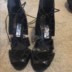 Black Jimmy Choo heels