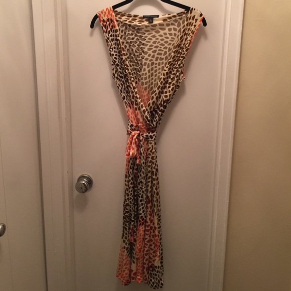 Banana Republic wrap top dress Sz M