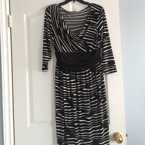 Black and white dress