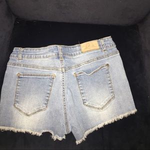 Denim shorts