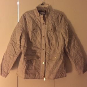 Tan, light weather jacket