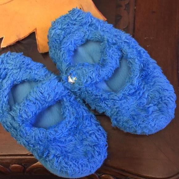 Light Blue Cotton Slippers