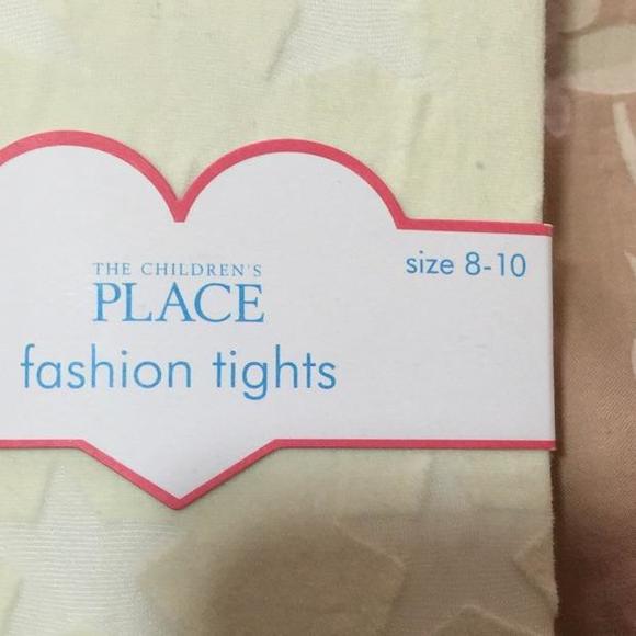 Girls children's place fashion tights size 8-10 - Picture 2 of 3