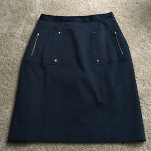Navy blue skirt
