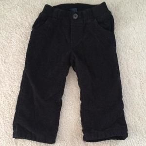 Baby gap - black cotton dress pants - 12-18mo