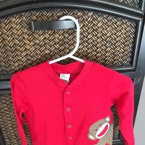 Baby starters brand sock monkey outfit