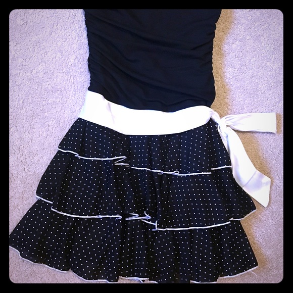 Black and White Dress