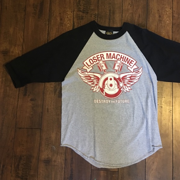 LOSER MACHINE baseball tee