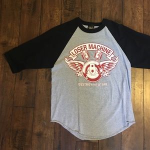 LOSER MACHINE baseball tee