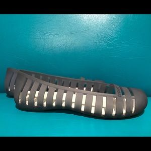 ☁️Smoky gray/blue CROCS☁️