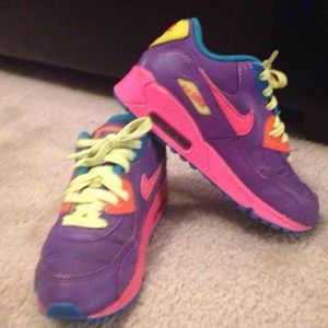 SOLD!!! Air Max 90 Purple, Pink Volt Size 1
