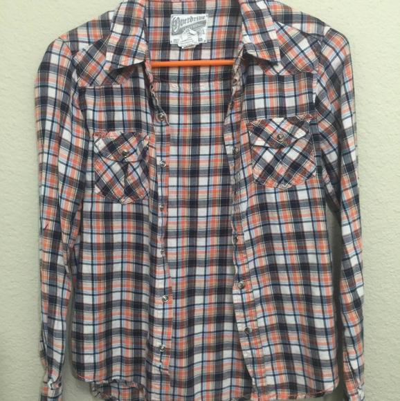 OVERDRIVE CLOTHING long sleeve button down shirt - Picture 1 of 4