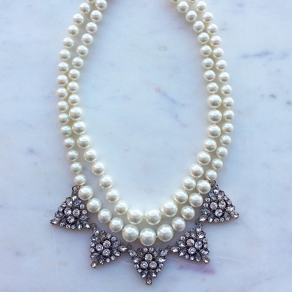 Handmade Pearl Statement necklace - Picture 3 of 4