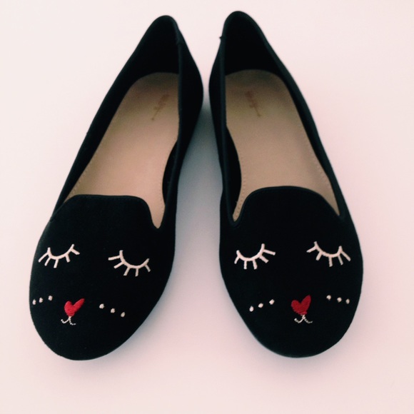 Zara cat slippers Sz 6 NWOT