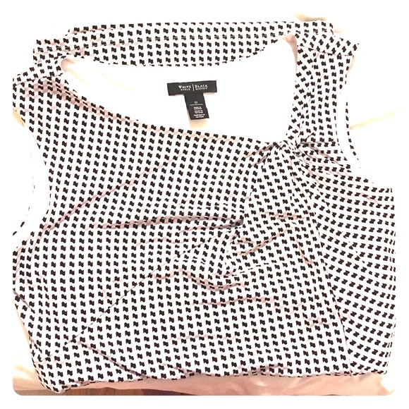White House Black Market double houndstooth dress