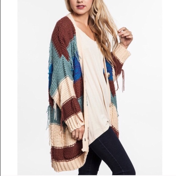 🆕💠💠The KAYLEN cardigan - BROWN - Picture 2 of 2