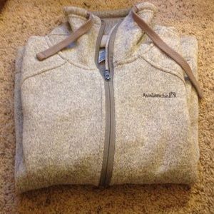 Gray full zip sweatshirt