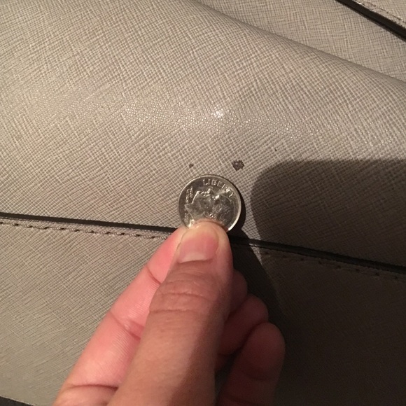Large Michael Kors Hamilton tote (pewter) - Picture 2 of 3