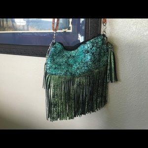 Double J Saddlery Purse Western Leather