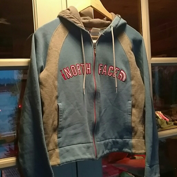 EUC North Face Womens Hoodie Zip Up Medium