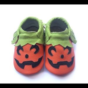 Pumpkin Patch Baby, Toddler Moccasins