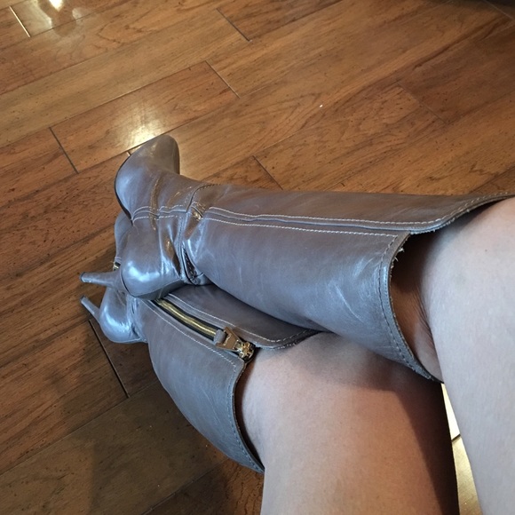 Armani  sexy 'above  the knee' Leather Boots