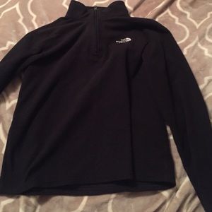 Boys large black North face