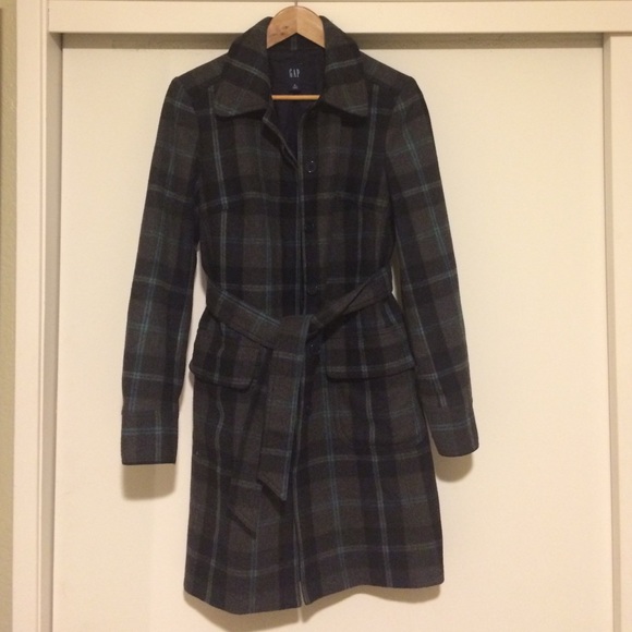 Plaid Wool Coat ❄️☔️💨