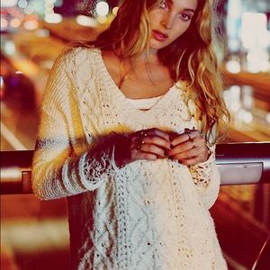 Free People Cross My Heart Pullover