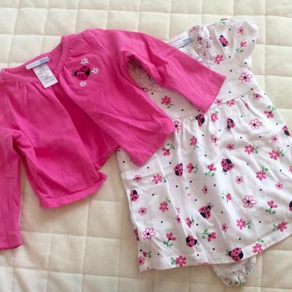 🐞💓 Onesie Dress Set. - Picture 1 of 4