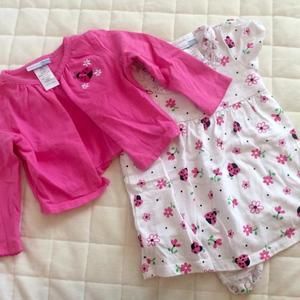 🐞💓 Onesie Dress Set.