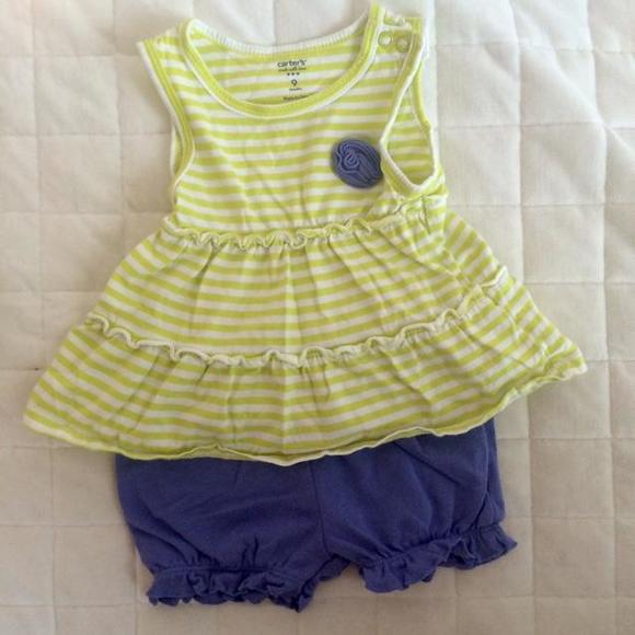 Carter's Set. 💜💚 - Picture 1 of 3