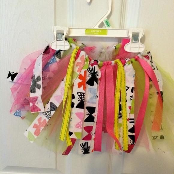Ribbon scrap tutu.