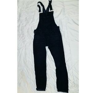 Dark Denim Skinny Overalls