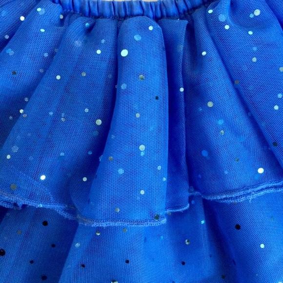 Sparkle blue skirt. - Picture 2 of 3