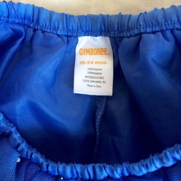 Sparkle blue skirt. - Picture 3 of 3