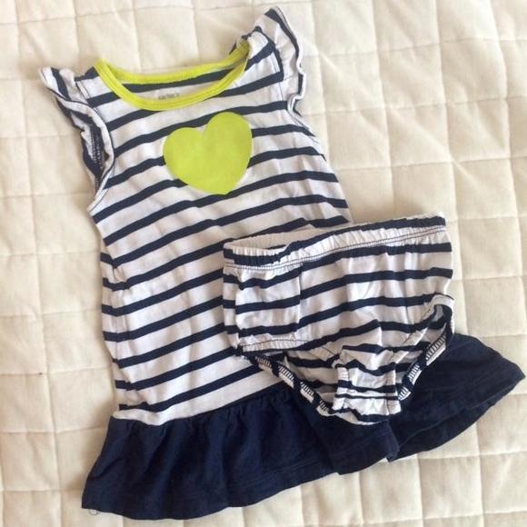 💚 Carter's dress & bloomers. - Picture 3 of 4