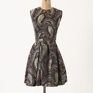 Cynthia Rowley Brocade Paisley Dress